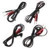 4Pack Tens Machine Replacement Leads, 90 Head Flexible Electrode Wire Cables for TENS Units EMS with 2mm Pin Connectors, Electrotherapy Accessories view 1