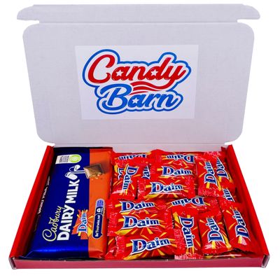 Daim Chocolate Bars Gift Set Almond Milk Chocolate Minis Selection Hamper Box