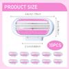 10 Pcs Razor Blades Compatible with Gillette Venus, Women's Razor, 3 Layer Blade & Pivoting Head Design, Refills for Venus Razors Effortless Sliding, Easy to Replace (Pink) view 2