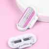 10 Pcs Razor Blades Compatible with Gillette Venus, Women's Razor, 3 Layer Blade & Pivoting Head Design, Refills for Venus Razors Effortless Sliding, Easy to Replace (Pink) view 3