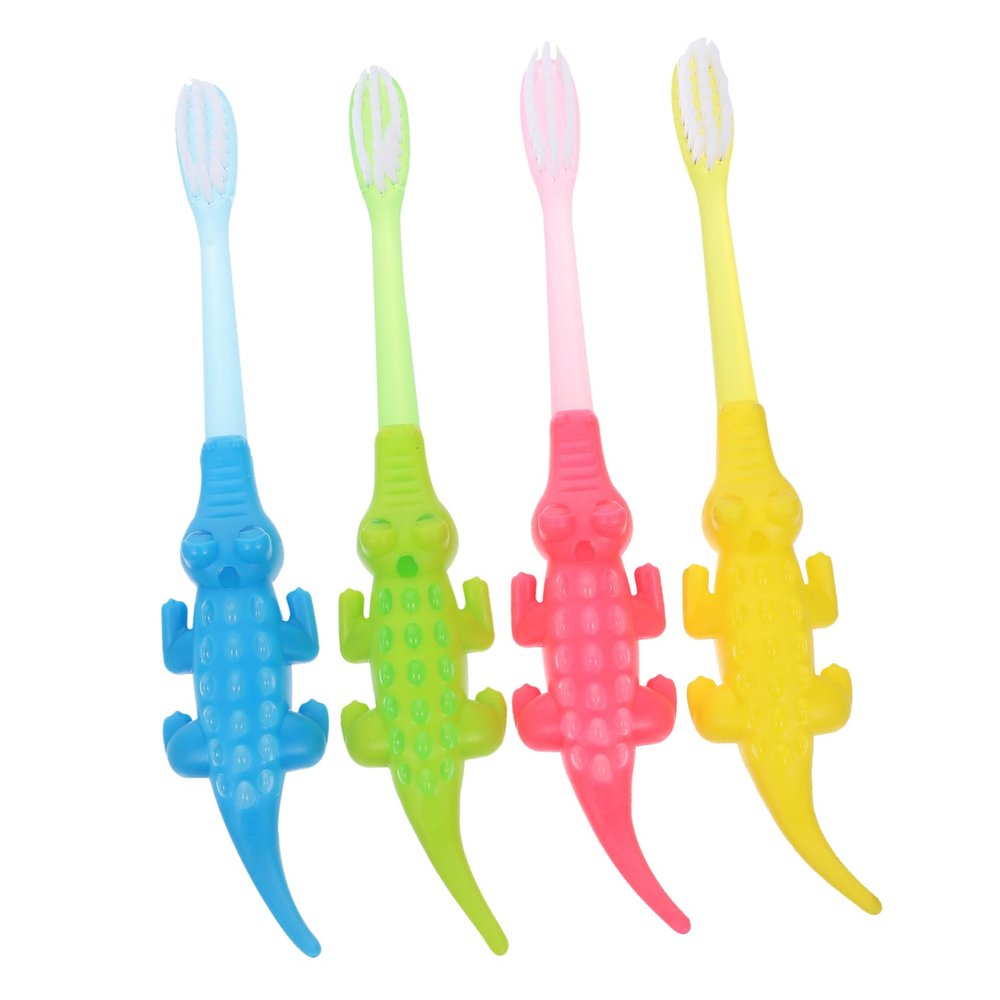 Anneome 8pcs Boys and Girls Cartoon Boy Girl Toothbrush Supple Bristles for Oral Cleaning for Home Use for Toddlers