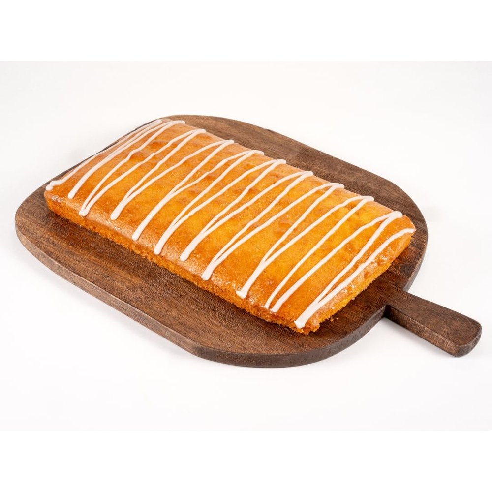 Large Lemon Drizzle Cake  Moist Zesty Sponge with Tangy Lemon Glaze, Traditional British Celebration Cake for Birthdays & Afternoon Tea