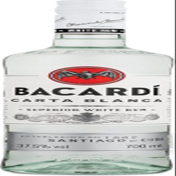 BACARD Carta Blanca Superior White Rum | 70cl | 37.5% ABV | Enjoy in Drinks or a Cocktail (70 cl (Pack of 1)