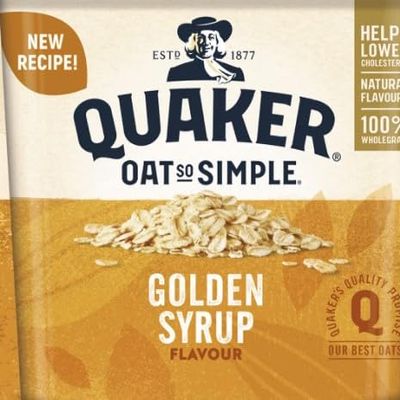 4 x Oat So Simple Golden Syrup Sachets 36g Balanced Diet And Healthy Lifestyle Delicious Tasty And Twisty