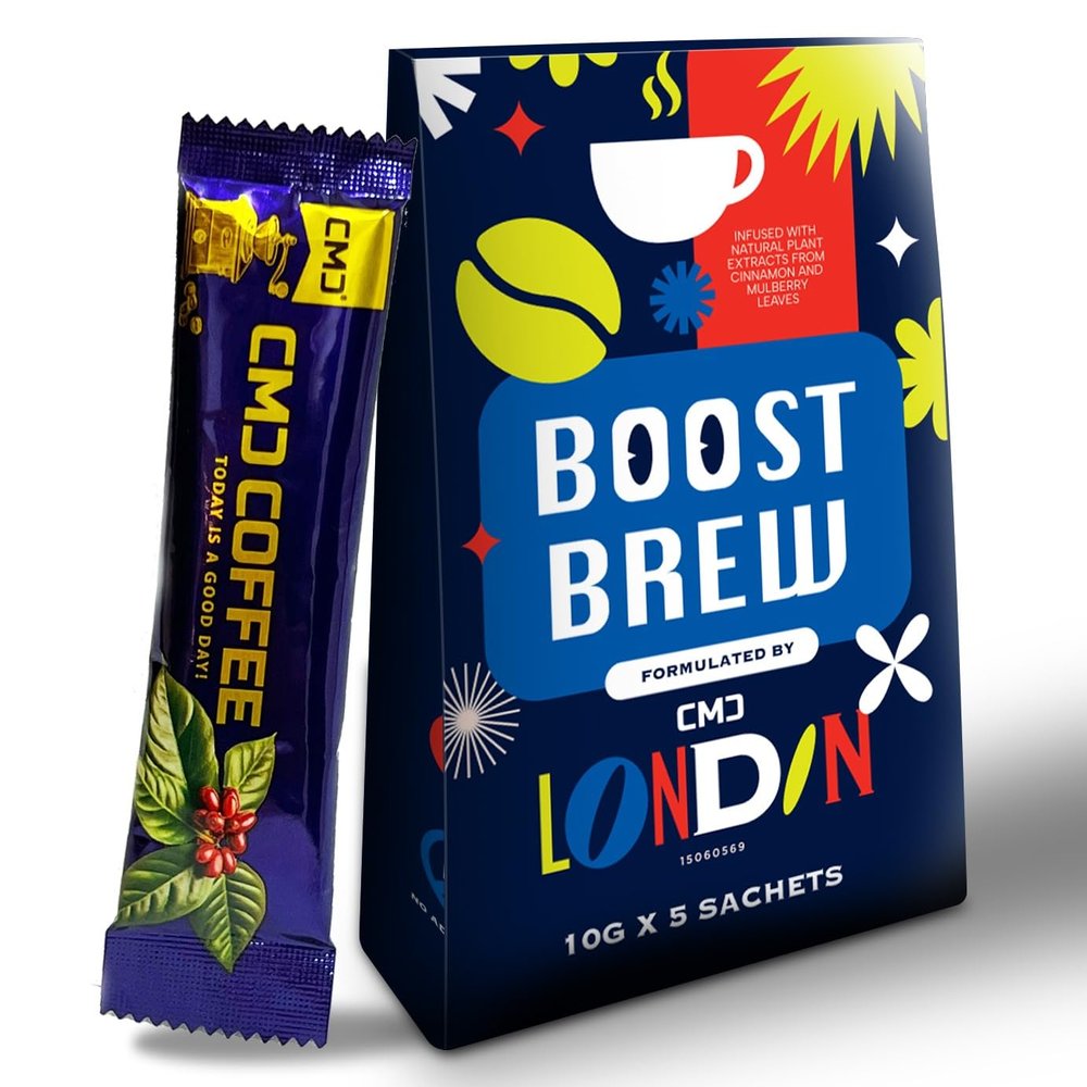 Coffee - Instant Coffee with MCT, Cinnamon, Mulberry & Coconut Oil - Energy Boosting, Keto-Friendly Blend for Enhanced Focus and Metabolism