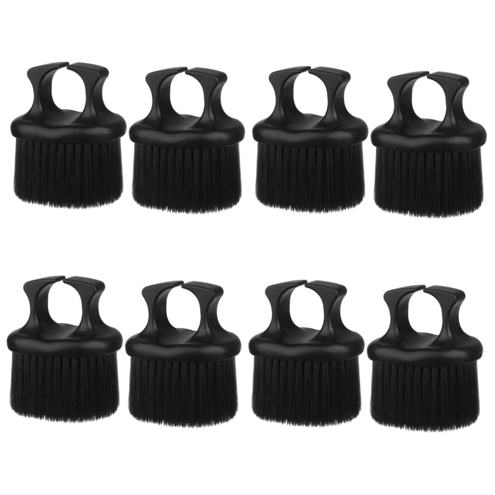Healeved 8pcs Barber Brushes Beard Brush for Men Barber Accessories Knuckle Beard Mustache Grooming for Men