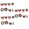 IMIKEYA 24pcs Chic Christmas Cake Toppers Mixed Lovely Cupcake Decor for Party Supplies for Christmas Cake Decorations and Holiday Celebrations Random Style view 1