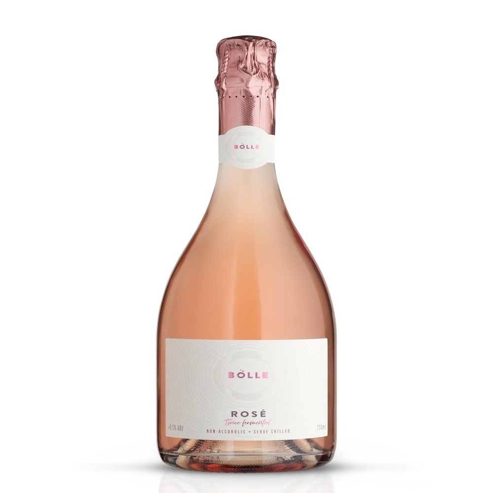BOLLE Ros <0.5% ABV Non-Alcoholic Sparkling Wine - Low-Calorie, Vegan, Gluten-Free  750ml
