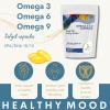 Omega 3-6-9 1000mg Capsules Premium Fish Oil Supplement with Flaxseed & Borage Oils view 4