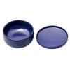 Beard Soap Cream Bowl,Stainless Steel Shaving Soap Bowl with Lid Washable Multi Functional Trimming Foaming Soap Bowl Blue for Men Easy to Lather Wet Shave view 3