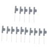 Gogogmee 15pcs Household Hearing Aid Brush Tube Brush Kit Hearing Aid Cleaning Tubes view 1