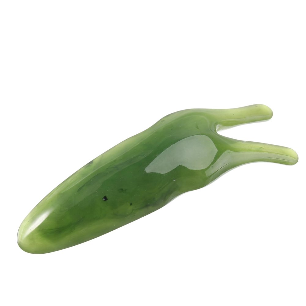 Baluue 3pcs Natural Resin Nose Massager Two-pronged Nose Scraper for Massage for Facial Guasha Tool and Muscle Scraper