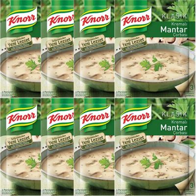 With Pufai Grocery, Knorr Creamy Mushroom Soup Soup 65 g x 8 Pieces