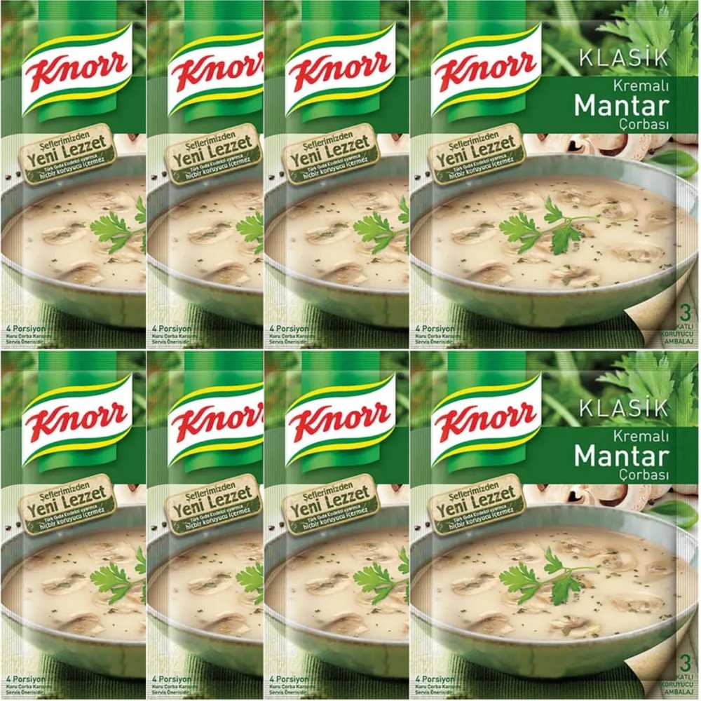 With Pufai Grocery, Knorr Creamy Mushroom Soup Soup 65 g x 8 Pieces