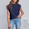 Black Jumper Mens Pullover Women Shirts Blouses Tops Longline Fleece Jacket Womens Tops Size 20 White Denim Jacket Womens Funny Graphic roll up Sleeve Short Sleeve Jumpers for Women Ladies view 3