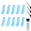 10pcs Ear Cleaner Replacement Tips, 3 Styles Ear Cleaner Silicone Heads Ear Spoon Replacement Tip Covers Ear Picker Cleaning Replacement Tips for Ear Camera Ear Wax Removal Accessories view 1