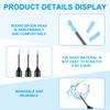 10pcs Ear Cleaner Replacement Tips, 3 Styles Ear Cleaner Silicone Heads Ear Spoon Replacement Tip Covers Ear Picker Cleaning Replacement Tips for Ear Camera Ear Wax Removal Accessories view 4