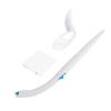 Toilet Brush with Concentrated Detergent, Arch Shape Handle Design, NonWoven Fabric, Hanging Hole Handle, for Bathroom view 1