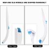 Toilet Brush with Concentrated Detergent, Arch Shape Handle Design, NonWoven Fabric, Hanging Hole Handle, for Bathroom view 4