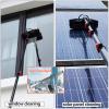 3.6-10.8M Window Cleaning Telescopic Pole,Water Fed Extendable Brush,Suitable for Cleaner Conservatory Roof Photovoltaic Panel Cleaning Extendable Solar Panel Roof Cleaning Tools (3.6M) view 2