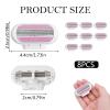 8PCS Replacement Razor Blades Compatible with Gillette Venus Razor Blades Women Refill Venus Razors Blades Extra Smooth 3 Layer Blade & Rotating Head Design Effortless Washable Comfort Edge (Pink) view 2
