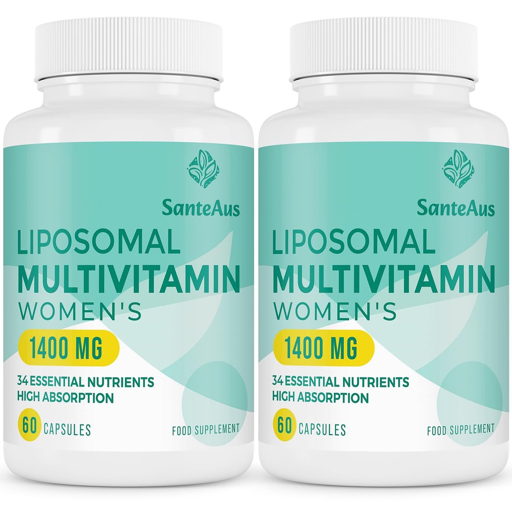 Liposomal Multivitamin for Women 50+ - Women's Daily Multivitamin with Iron, Vitamin A, C, D, E and B Complex - Immune Support, Hair & Skin Support, 120 Vegan Capsules,2 Pack