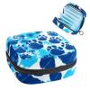 Abstract Dog Cat Paw Prints-1327 First Period Kit for Girls, Tampon Pantyliners Menstrual Purse, Nursing Pad Holder with Zipper, Sanitary Collect Napkin Bag Organizer view 1