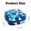Abstract Dog Cat Paw Prints-1327 First Period Kit for Girls, Tampon Pantyliners Menstrual Purse, Nursing Pad Holder with Zipper, Sanitary Collect Napkin Bag Organizer view 2