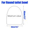 Large Pack of 20pcs White Disposable Non-Woven Toilet Seat Cushion Protector - Ideal for Toilet, Adult Home Travel, and Environmental Protection view 2