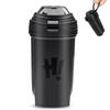 bellmeanin Protein Shaker Bottle, 500ml Protein Shaker With Mixing Ball, Leak-Proof, BPA Free for Mixing Powdered Shakes Gym Outdoor Trips (Black) view 1