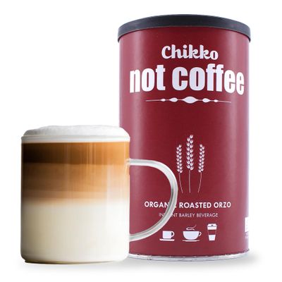 Chikko Not Coffee BIO Barley Coffee Instant 150g - Roasted Barley - Alternative to Decaffeinated Coffee - Free from Additives and Chemicals - 100% European Product