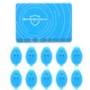 10 Set Blue Light Test Kit, Anti Blue Light Detection Card, Professional Anti Blue Light Test Tool, Blue Light Generator Card view 1