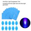 10 Set Blue Light Test Kit, Anti Blue Light Detection Card, Professional Anti Blue Light Test Tool, Blue Light Generator Card view 2