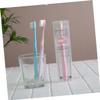 Anneome Ultra Soft Toothbrush 2pcs Set for Daily Use with Long Handle Gum Care Tooth Cleaning Tool Blue Pink for Sensitive Gums and Postpartum Oral Hygiene view 3