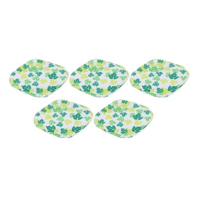 5PCS Washable Sanitary Pads Reusable Menstrual Pads Water Resistant Printing Panty Liners for Women