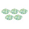 5PCS Washable Sanitary Pads Reusable Menstrual Pads Water Resistant Printing Panty Liners for Women view 1