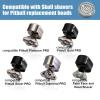 BESTBOMG Replacement Heads Compatible with Pitbull Silver and Gold PRO Shaver, Replacement Blade Compatible with Pitbull Platinum Pro Shaver (8) view 2