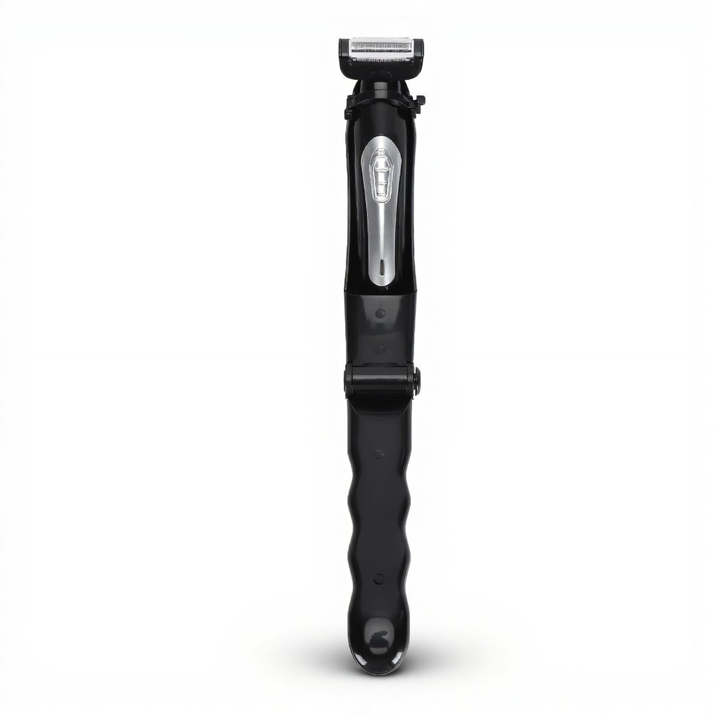 Back Trimmer for Men, Mens Electric Back Shavers with Removable and Extendable Long Handle, Manscape Groin and Body Hair Trimmer for Men, Wet Dry Body Shaver Groomer