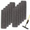 BeiLan Replacement Mop Pads for Rubbermaid 18" & 17" Mops - 10 Pack Wet & Dry Microfiber Mop Refills, Gray view 1