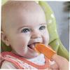 HAPINARY Boy Girl Toothbrush Silicone Finger Brush Oral Cleaning Brush Oral Massager Teething Gentle Gum Massager Travel for Boys and Girls view 3