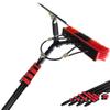 FJZFU Water-Carrying Telescopic Rod, Window Cleaning Brush with Squeegee, Telescopic Window Cleaner Easy to Install Water Fed Pole for Roof Solar Cleaning,Universal Washing Brush, Photovoltaic. view 1