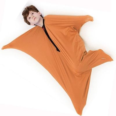 Full Body Wrap Sock - ADHD and Autism - Stress Relief - Hypersensitivity - Exercise - Deep Pressure - Play Therapy Device(Orange,S)