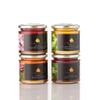 Caravella Fine Food - Italian tasting/Gift set x4 (1 kg)- Sicily Lemon Blossom Honey 250 gr + Chestnut honey 250 gr + Cherry blossom Honey 250 gr, Sulla-flower Honey 250 gr -100% italian honey view 2
