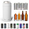 Frost Buddy Universal 2.0 5 Sizes in 1 Insulated Can Cooler - Stainless Steel Can Cooler for 12 oz & 16 oz Regular or Slim Cans & Bottles - Stainless Steel view 1
