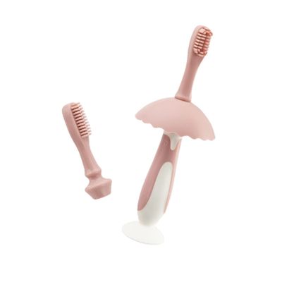 HAPINARY Cartoon Penguin Toothbrush Boys and Girls Teething Boy Girl Brush Years Silicone Toothbrush