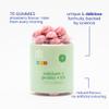 Jelly Pills Calcium for Kids + Probiotics & Vitamins D3 and K2-70 Vegan Gummies - No Added Sugars - Strawberry Flavor - Bone & Teeth Support view 4