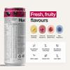 Huel Daily A-Z Vitamins Energy Drink, 12 x 330ml Cans, Cherry & Raspberry Sparkling Multivitamin Energy Drink, Fizzy Drinks Made with Real Fruit, Rich in Electrolytes, Low Calorie, Caffeine Boost view 4