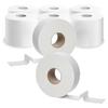 2 Ply Mini Jumbo Toilet Rolls Soft White Tissue for Home, Shops, Factory, Garage Toilet Rolls (12 Rolls) view 1