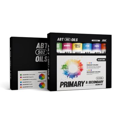 Abteilung 502 Oil Set ABT309 Primary & Secondary Colors Set (6x20ml)
