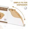 Coffee Filters 4 Cone Paper for Ninja Coffee Maker, 100pcs Unbleached #4 Filter for Ninja Programmable Brewer Machine view 4